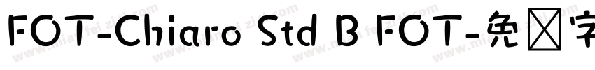 FOT-Chiaro Std B FOT字体转换